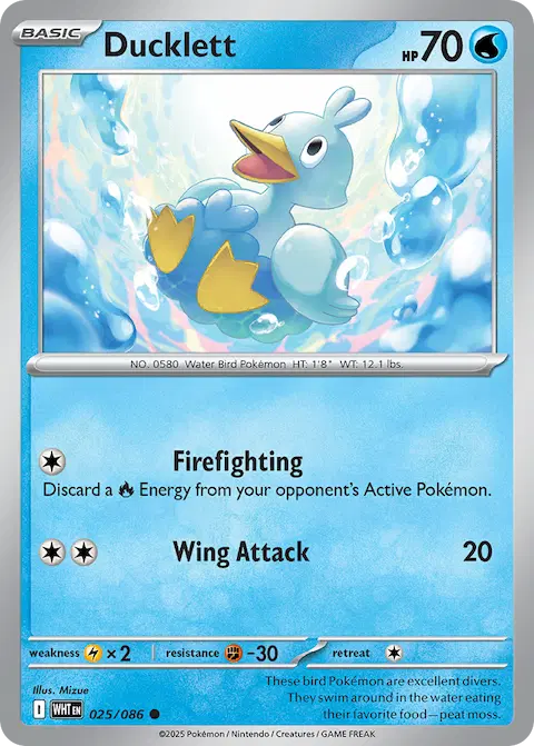 Ducklett, White Flare 025/086