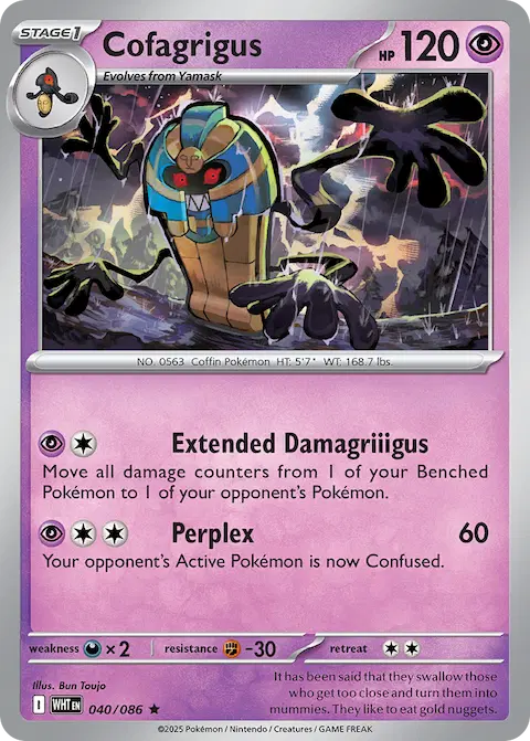 Cofagrigus, White Flare 040/086