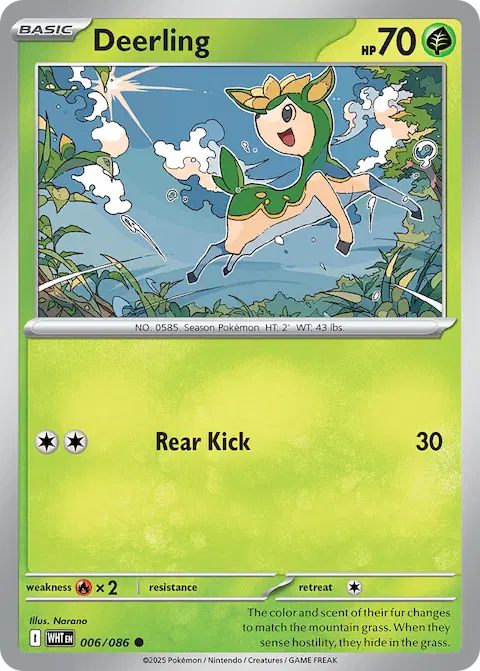 Deerling, White Flare 006/086