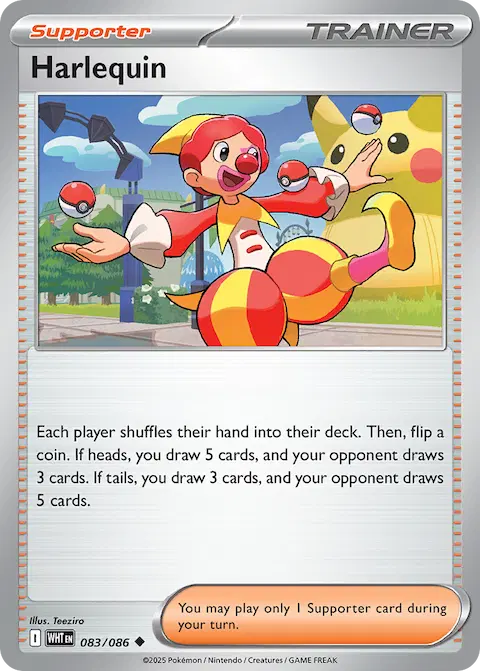 Harlequin, White Flare 083/086