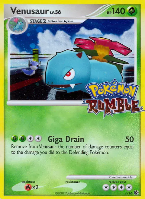 Venusaur, Pokémon Rumble 1/16