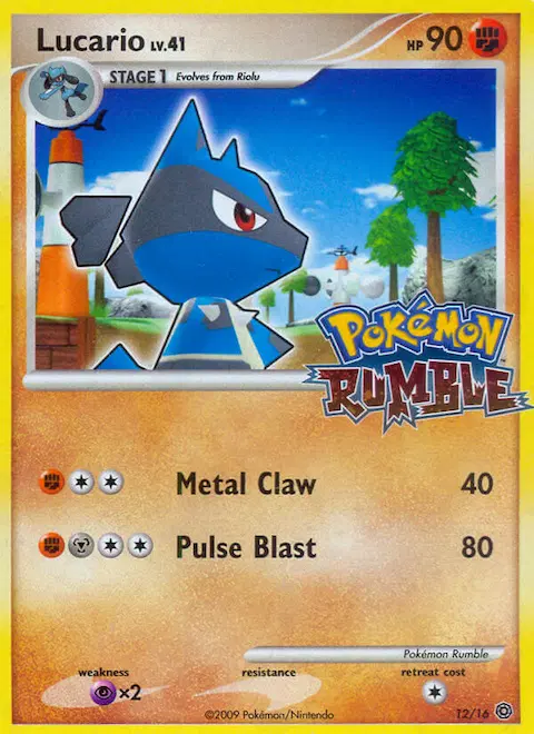 Lucario, Pokémon Rumble 12/16