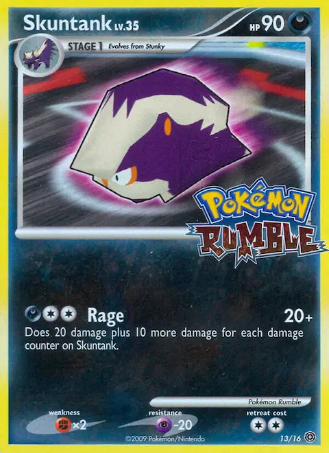 Skuntank, Pokémon Rumble 13/16