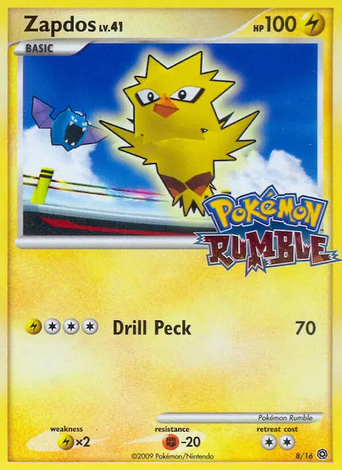 Zapdos, Pokémon Rumble 8/16