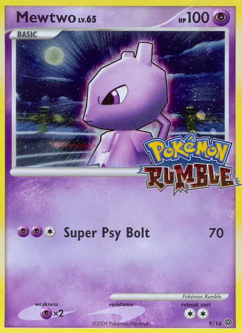 Mewtwo, Pokémon Rumble 9/16