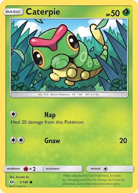 Caterpie, Sun & Moon 1/149