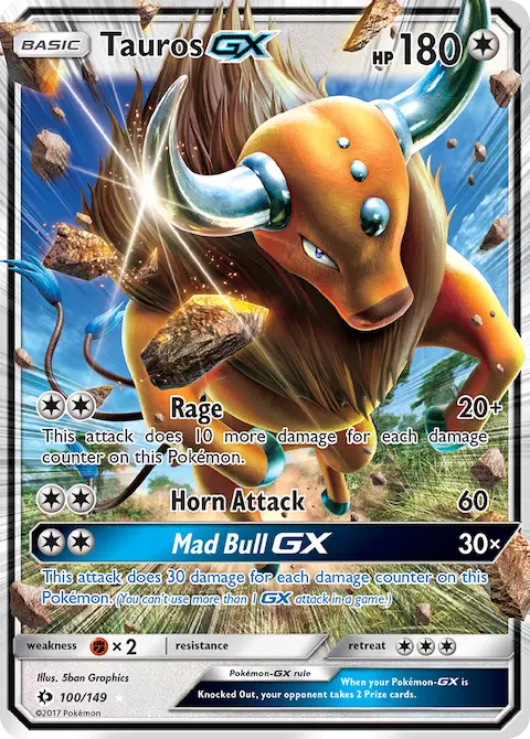 Tauros GX, Sun & Moon 100/149