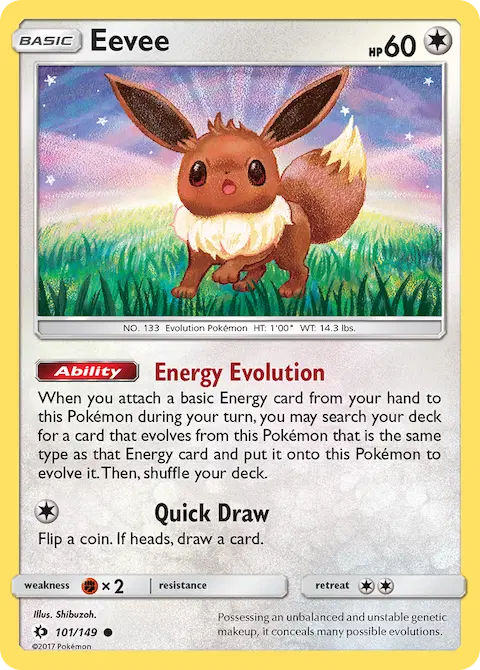 Eevee, Sun & Moon 101/149