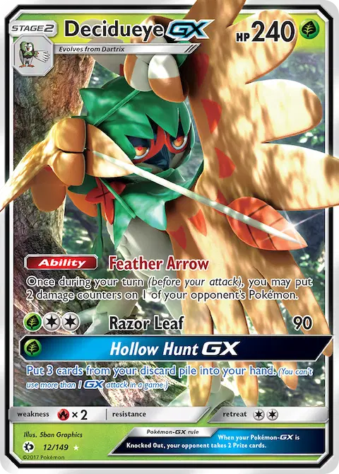 Decidueye GX, Sun & Moon 12/149