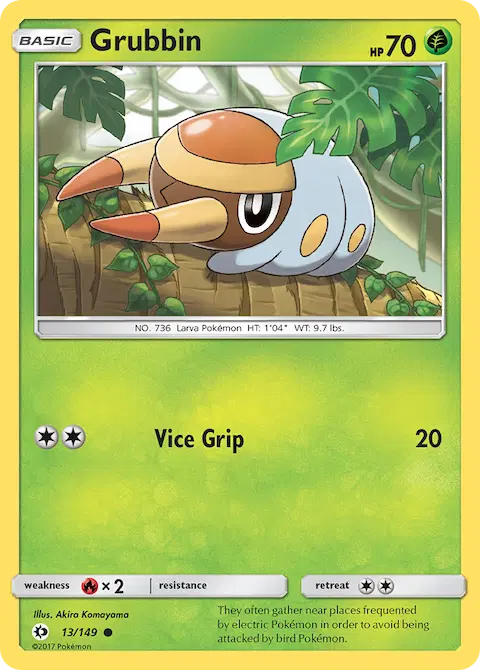 Grubbin, Sun & Moon 13/149