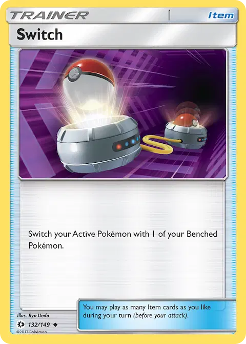 Switch, Sun & Moon 132/149