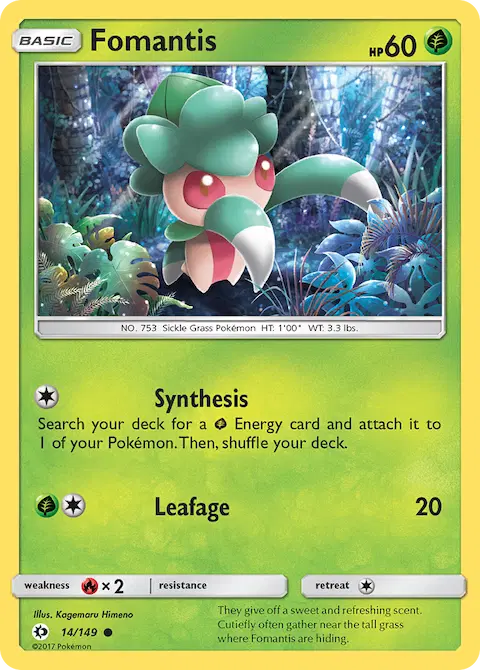 Fomantis, Sun & Moon 14/149