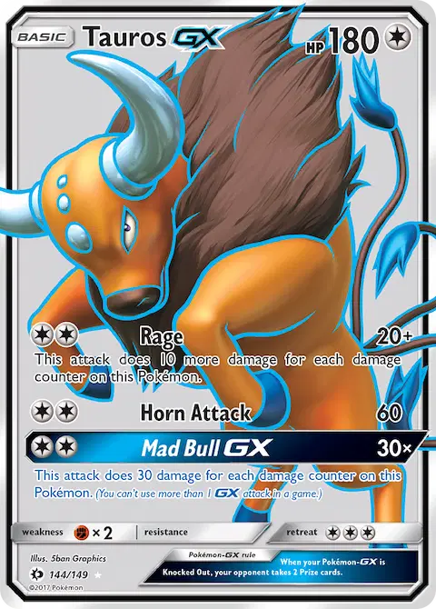 Tauros GX, Sun & Moon 144/149