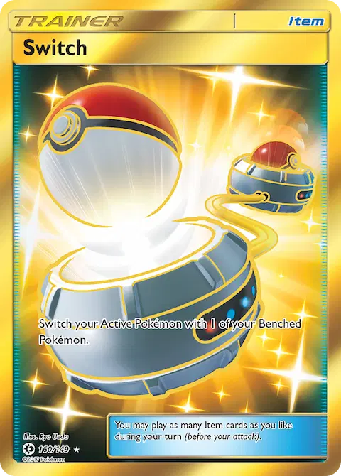 Switch, Sun & Moon 160/149