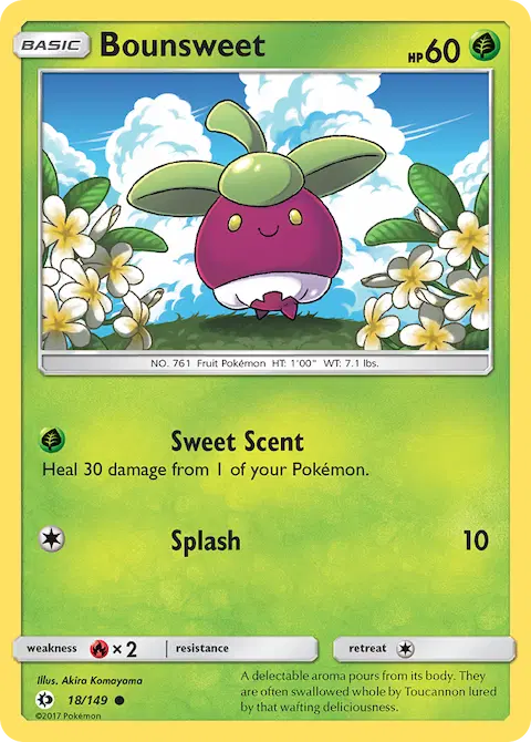 Bounsweet, Sun & Moon 18/149