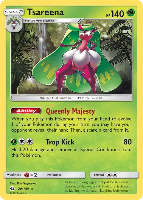 Tsareena, Sun & Moon 20/149