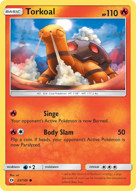 Torkoal, Sun & Moon 23/149