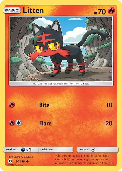 Litten, Sun & Moon 24/149