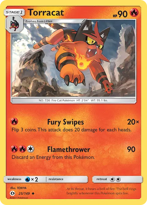 Torracat, Sun & Moon 25/149