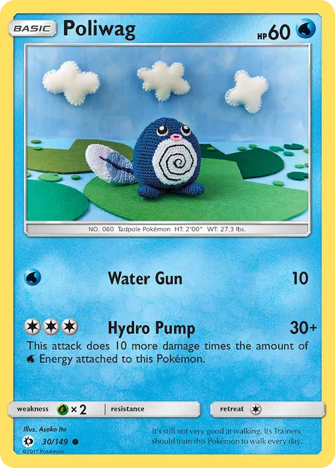 Poliwag, Sun & Moon 30/149