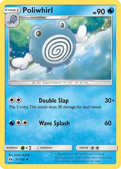 Poliwhirl, Sun & Moon 31/149