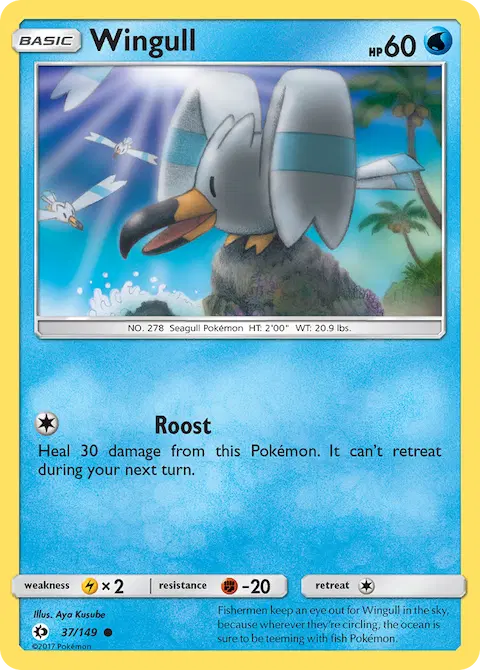 Wingull, Sun & Moon 37/149