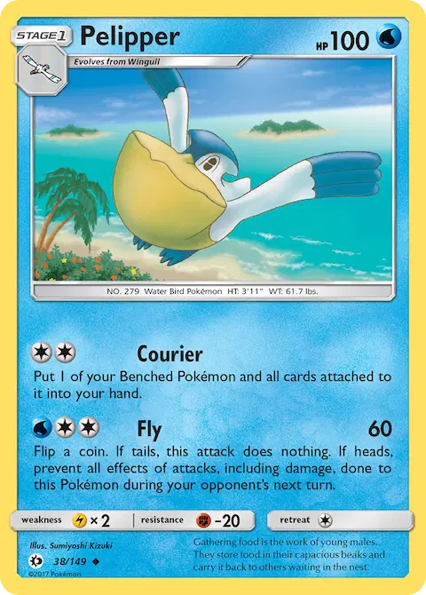 Pelipper, Sun & Moon 38/149