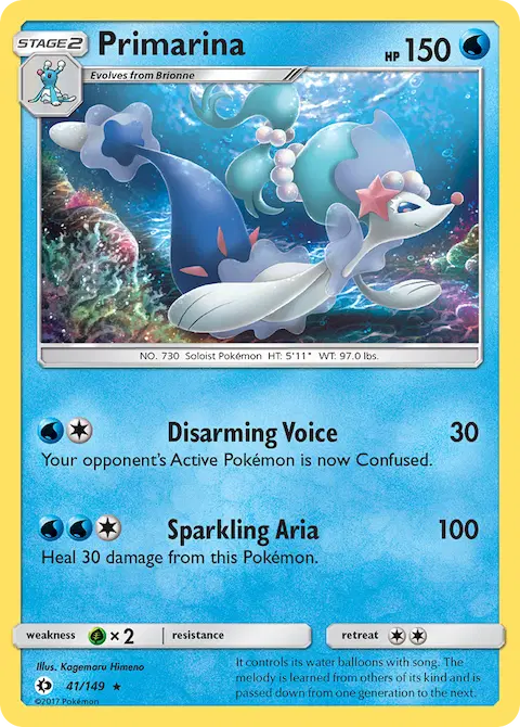 Primarina, Sun & Moon 41/149