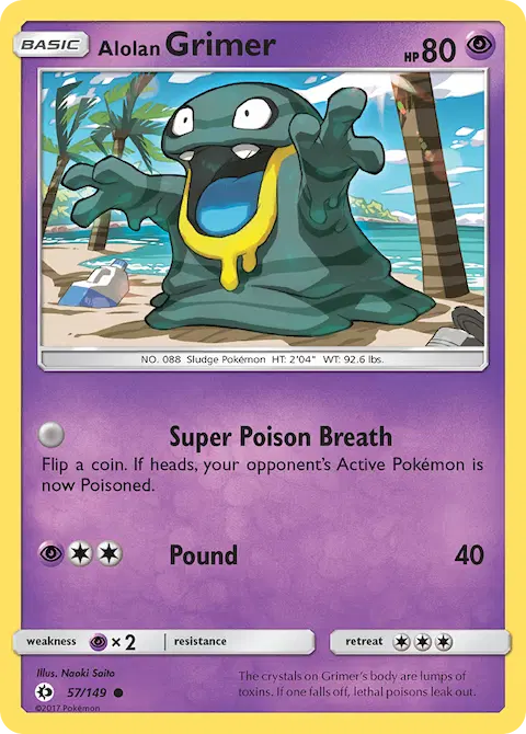 Alolan Grimer, Sun & Moon 57/149