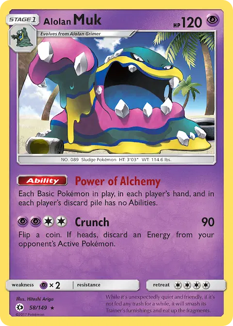 Alolan Muk, Sun & Moon 58/149