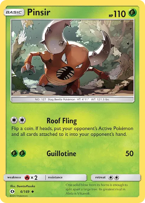 Pinsir, Sun & Moon 6/149