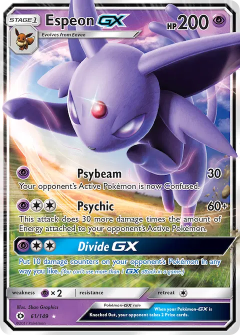 Espeon GX, Sun & Moon 61/149