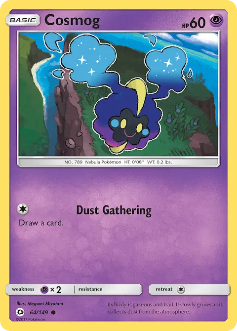 Cosmog, Sun & Moon 64/149