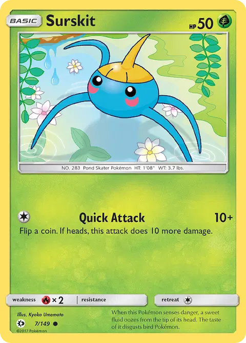 Surskit, Sun & Moon 7/149