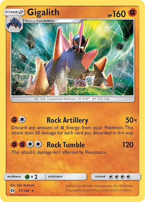 Gigalith, Sun & Moon 71/149