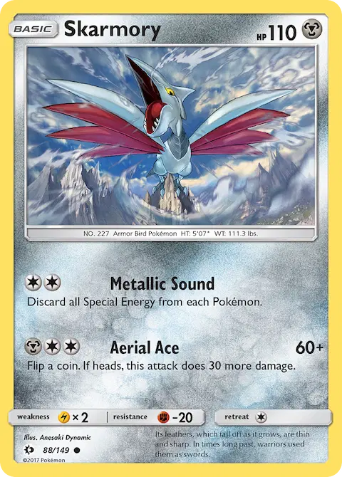 Skarmory, Sun & Moon 88/149
