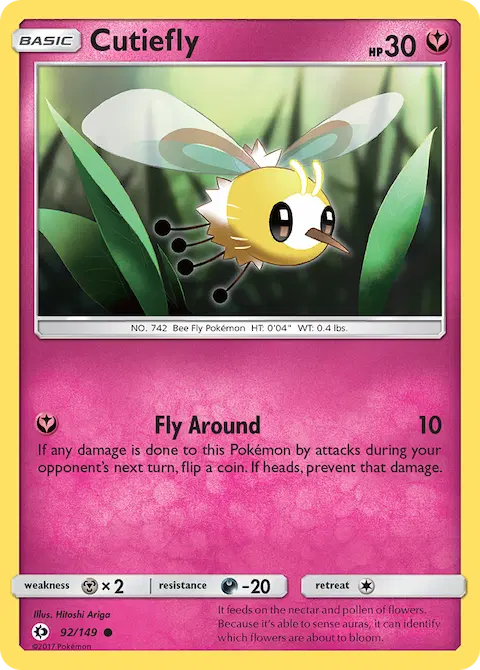Cutiefly, Sun & Moon 92/149