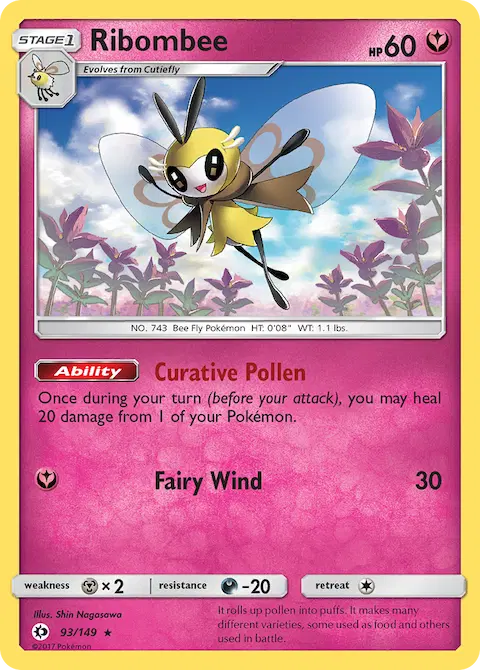 Ribombee, Sun & Moon 93/149