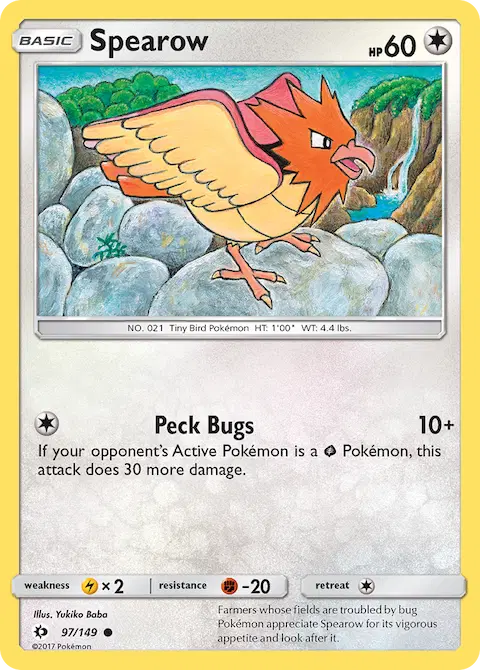 Spearow, Sun & Moon 97/149