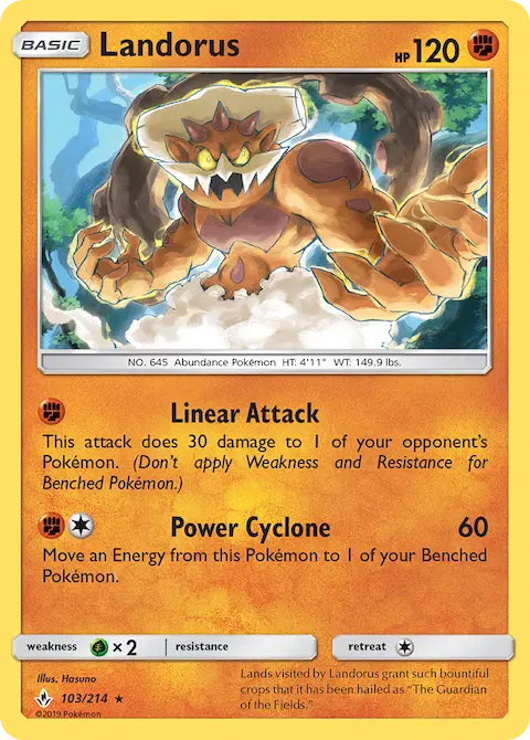 Landorus, Unbroken Bonds 103/214