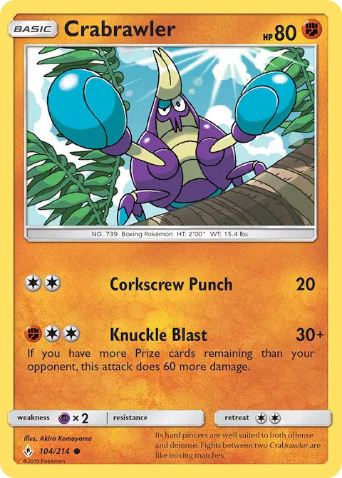 Crabrawler, Unbroken Bonds 104/214