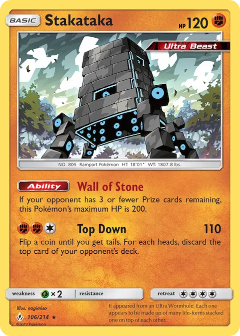 Stakataka, Unbroken Bonds 106/214