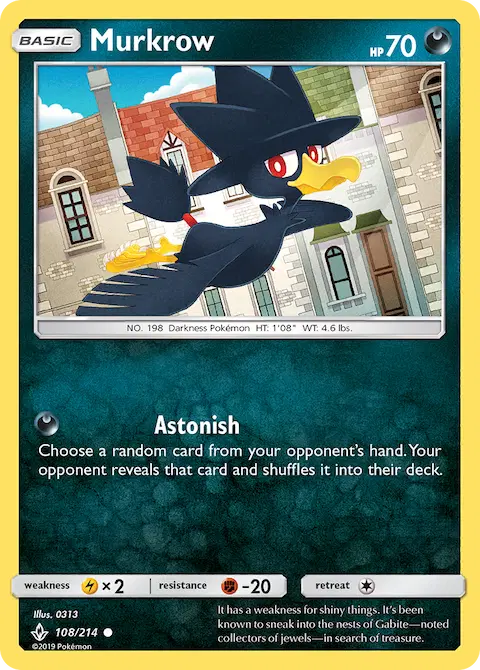 Murkrow, Unbroken Bonds 108/214