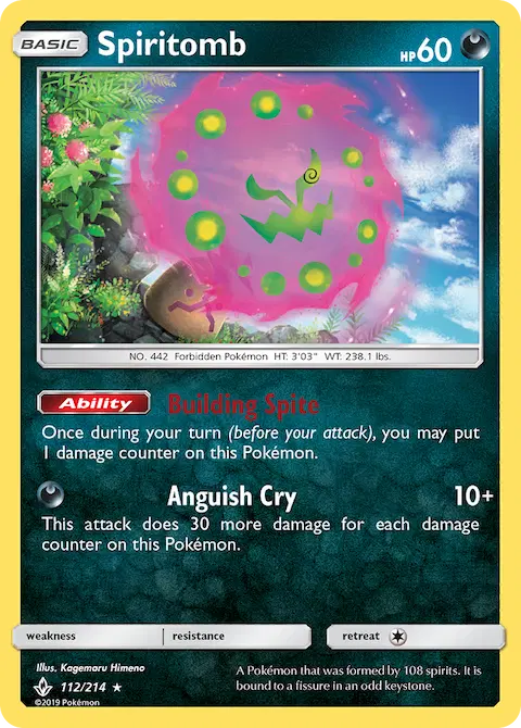 Spiritomb, Unbroken Bonds 112/214