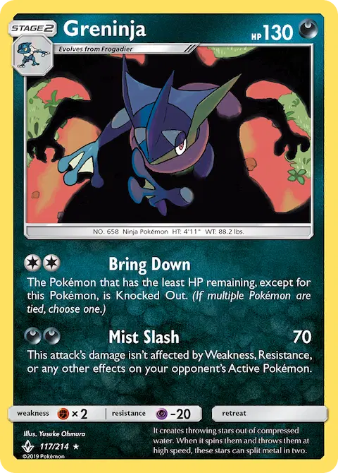 Greninja, Unbroken Bonds 117/214
