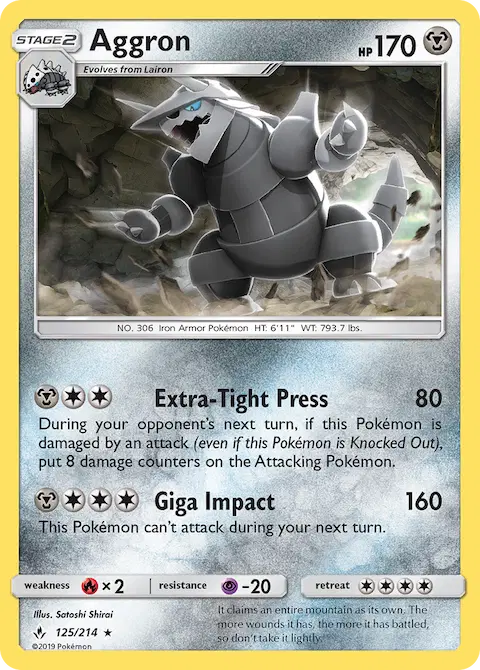 Aggron, Unbroken Bonds 125/214