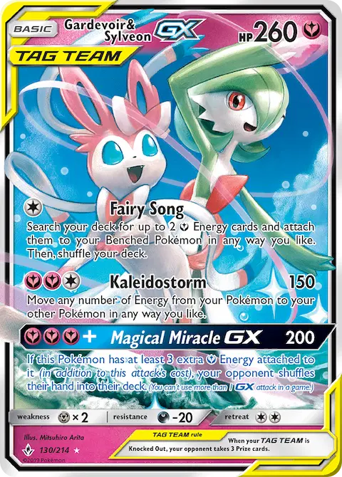 Gardevoir & Sylveon GX, Unbroken Bonds 130/214