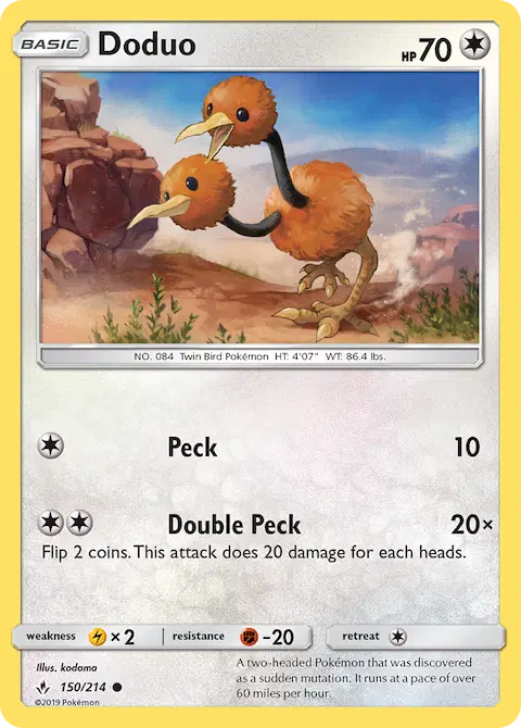 Doduo, Unbroken Bonds 150/214