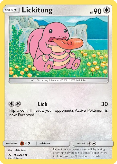 Lickitung, Unbroken Bonds 152/214