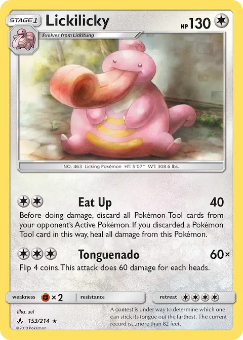 Lickilicky, Unbroken Bonds 153/214